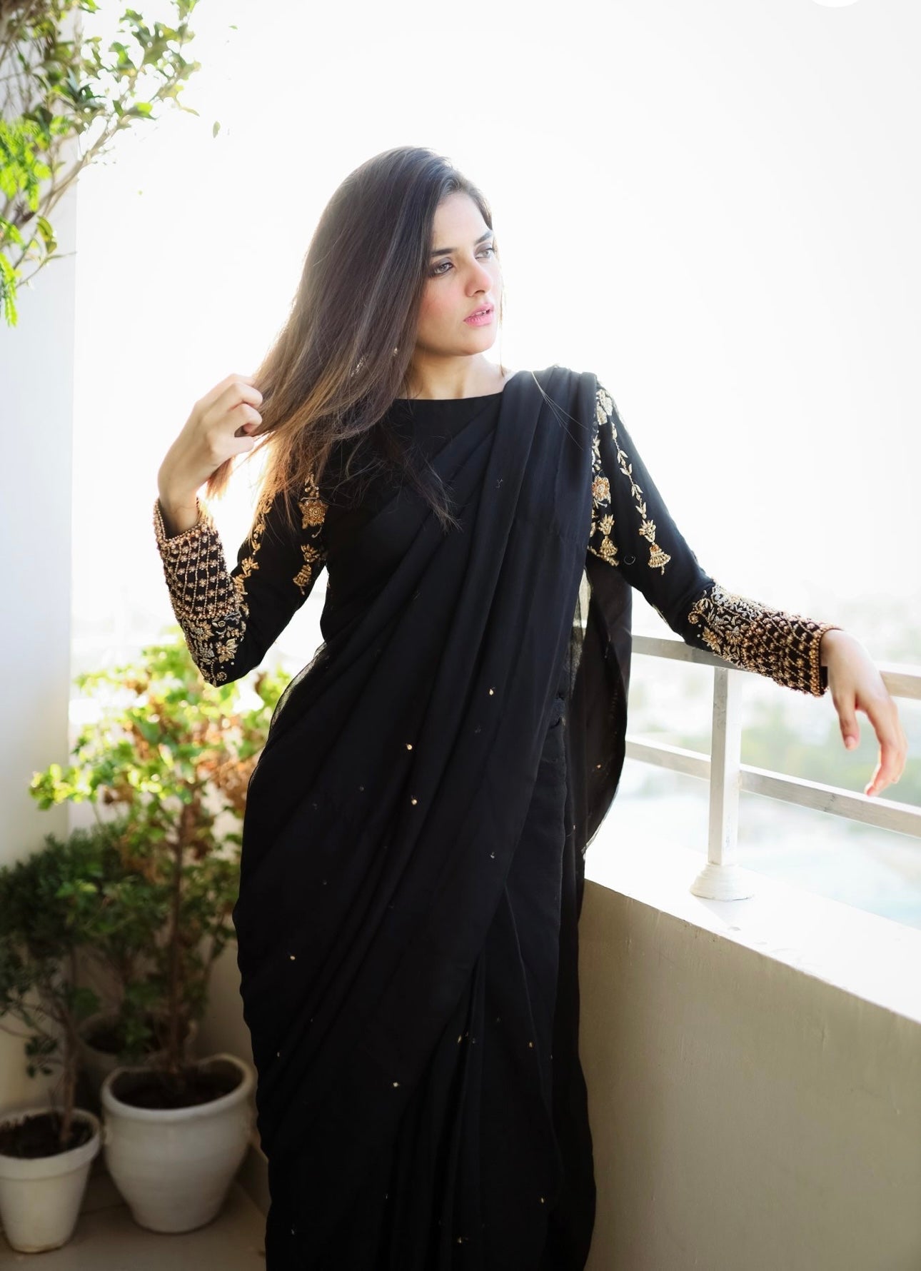 ZCC-06 Pearls Saree