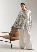 Zareefa: 2-Piece Printed Farshi Suit
