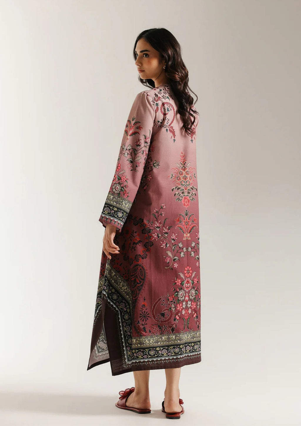Saharish: 2-Piece Printed Long Shirt Set