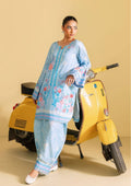 Azmira: 2-Piece Printed Farshi Suit