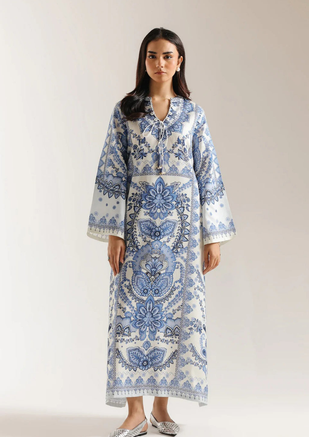 Liyana: 2 Piece Premium Printed Kaftan