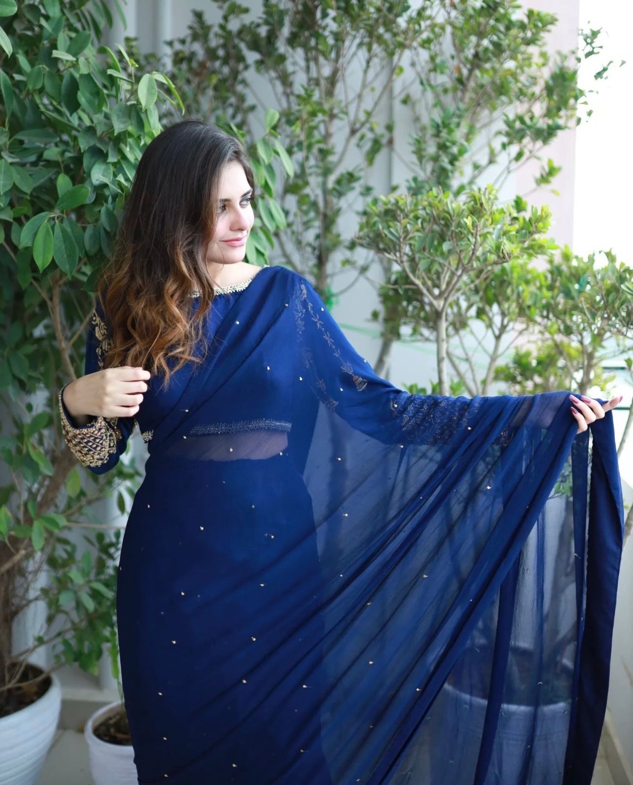 ZCC-06 Pearls Saree