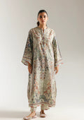 Mehrunisa: 2-Piece Printed Long Shirt Set
