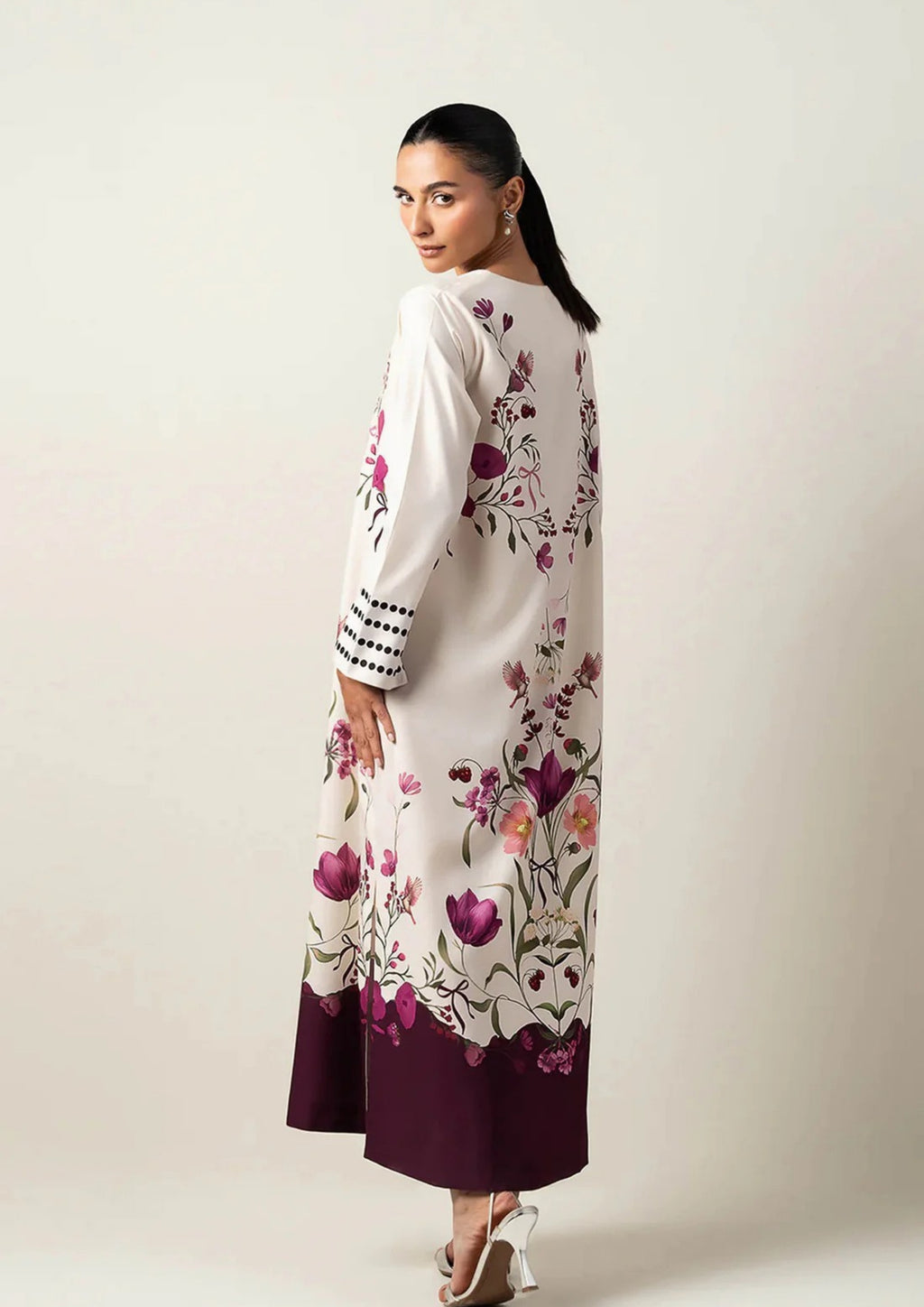 Rangrez: 2-Piece Printed Long Shirt Set