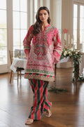 ZARMEHR: 2-Piece Printed Farshi Suit