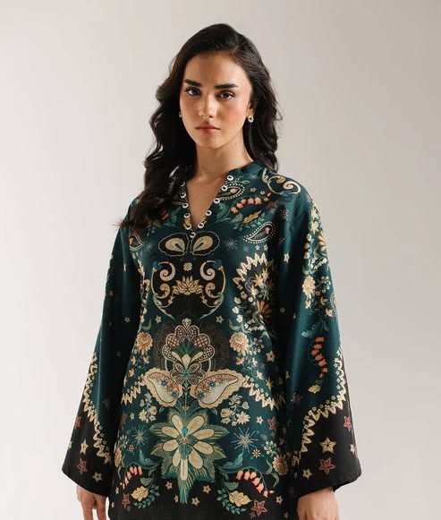 Gulsaaz — 2-Piece Printed Farshi Suit