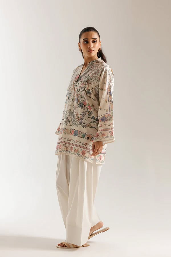 Naubahar — 2-Piece Printed Farshi Suit