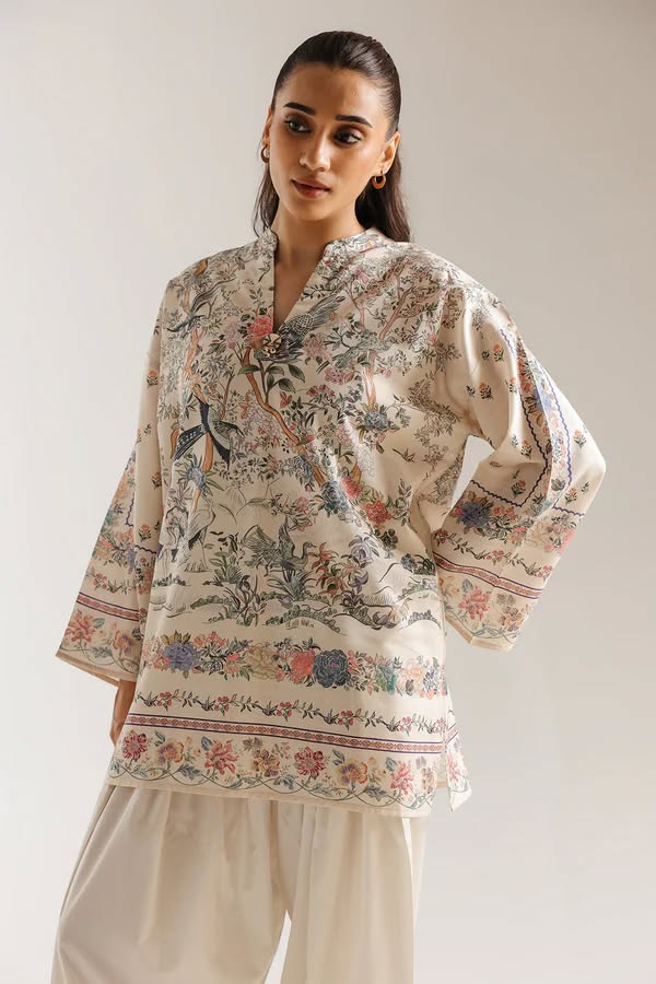 Naubahar — 2-Piece Printed Farshi Suit