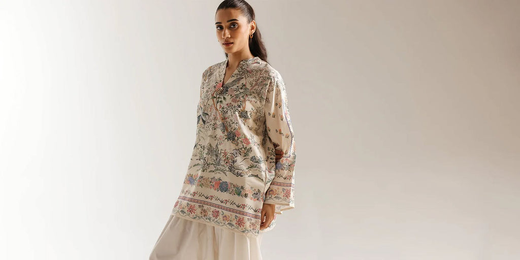 Naubahar — 2-Piece Printed Farshi Suit