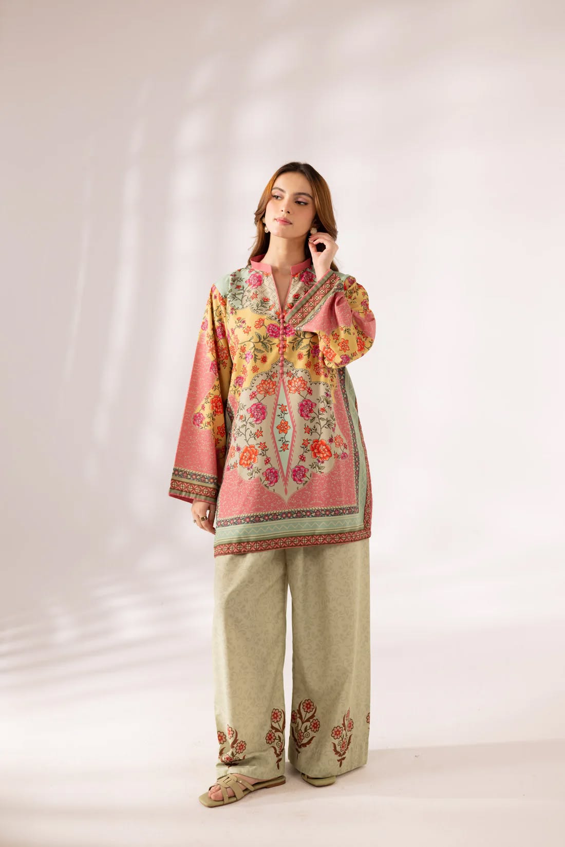 Parivash — 2-Piece Printed Farshi Suit