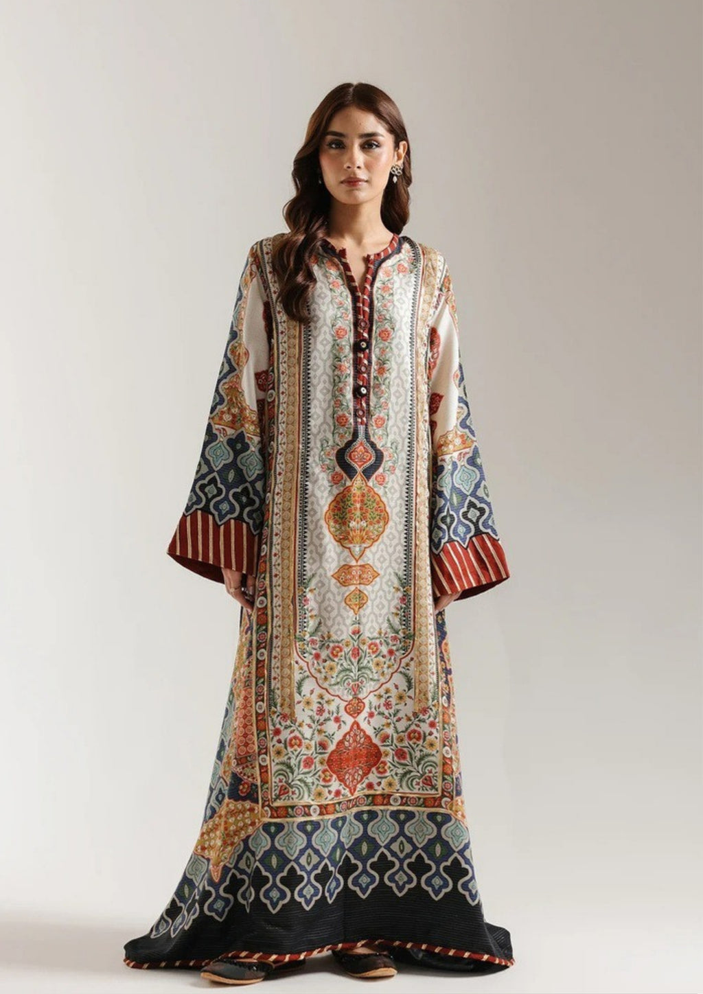 Kanzah: 2-Piece Ornate Mosaic Kaftan