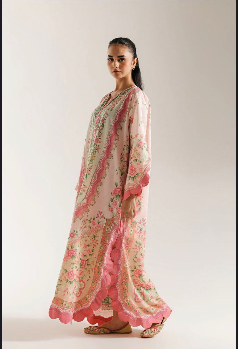 Zeenat: 2-Piece Printed Long Shirt Set