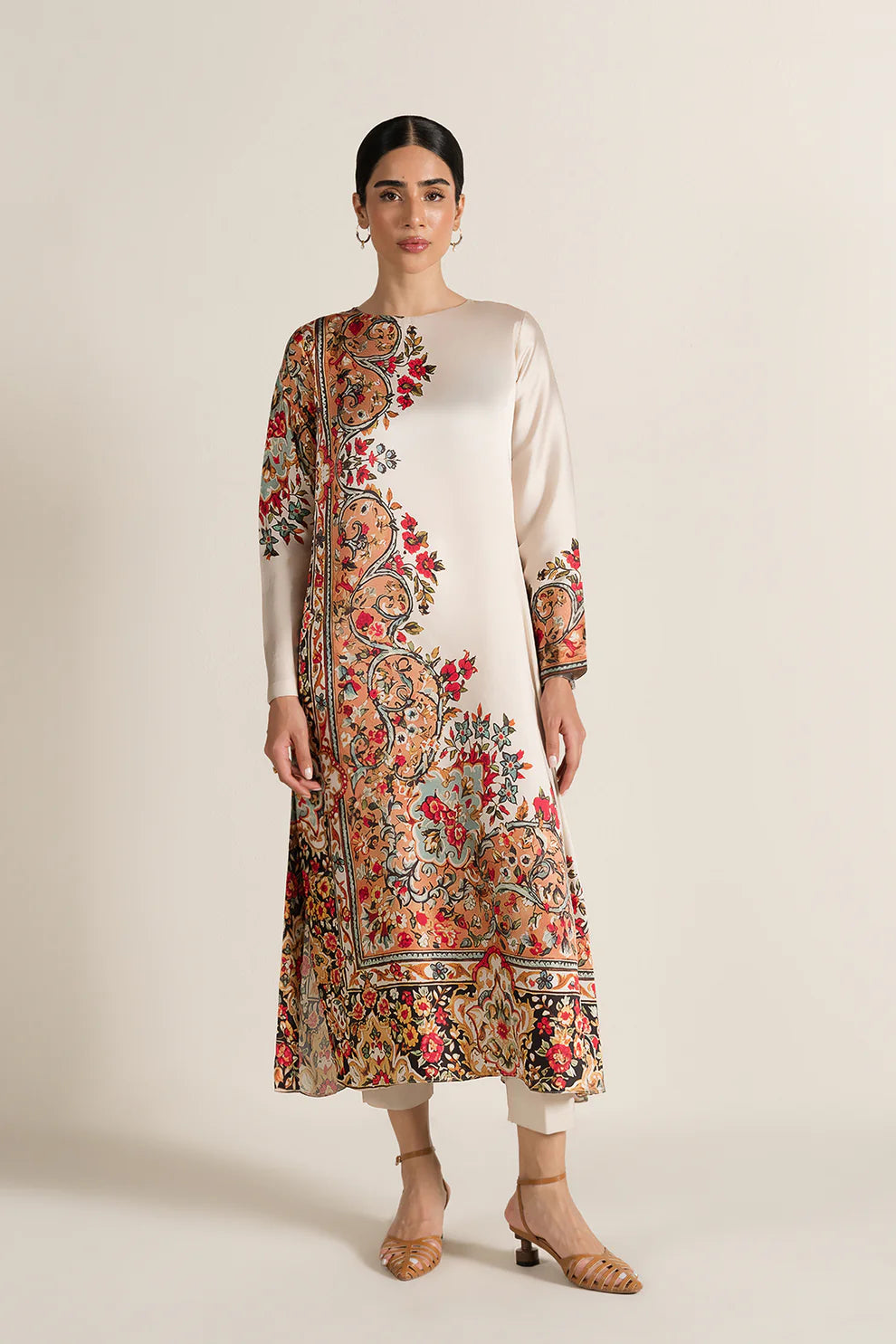 Aks: 2 piece Modern Long Shirt Set