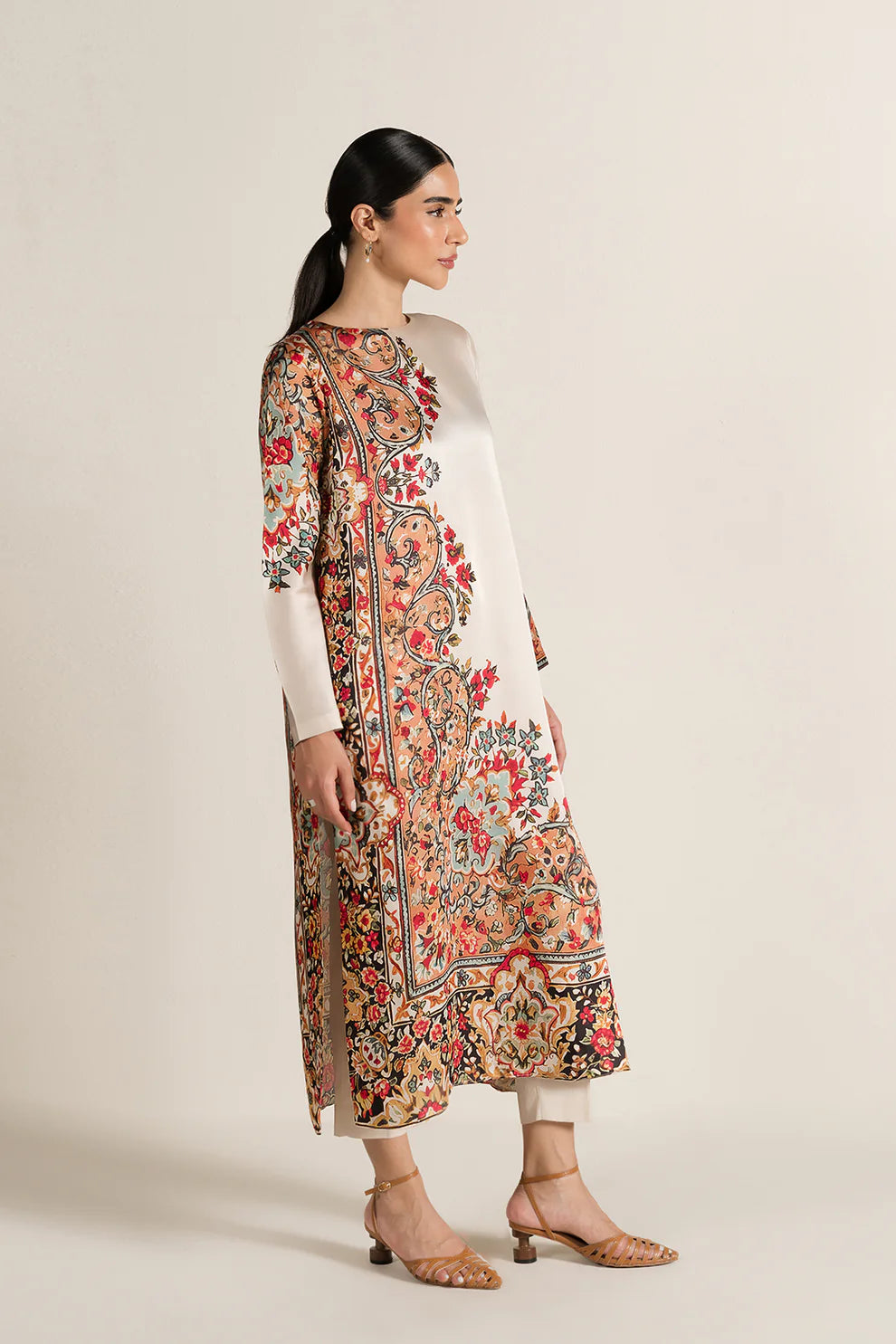Aks: 2 piece Modern Long Shirt Set